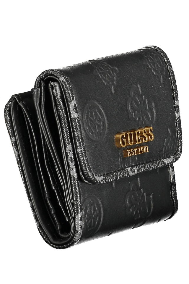 2072GUESS JEANS PORTAFOGLIO DONNA NERO