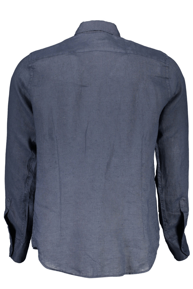 1839LA MARTINA CAMICIA MANICHE LUNGHE UOMO BLU