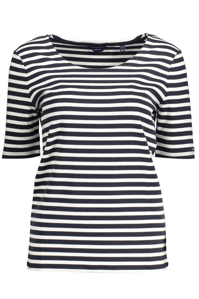 2141GANT T-SHIRT MANICHE CORTE DONNA BLU