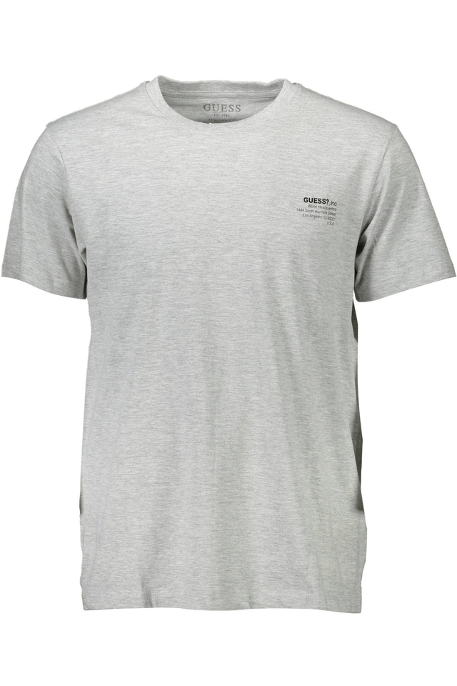 244GUESS JEANS T-SHIRT MANICHE CORTE UOMO GRIGIO