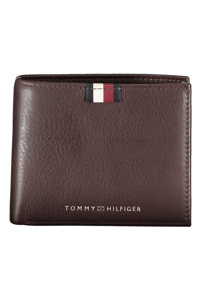 6264TOMMY HILFIGER PORTAFOGLIO UOMO MARRONE