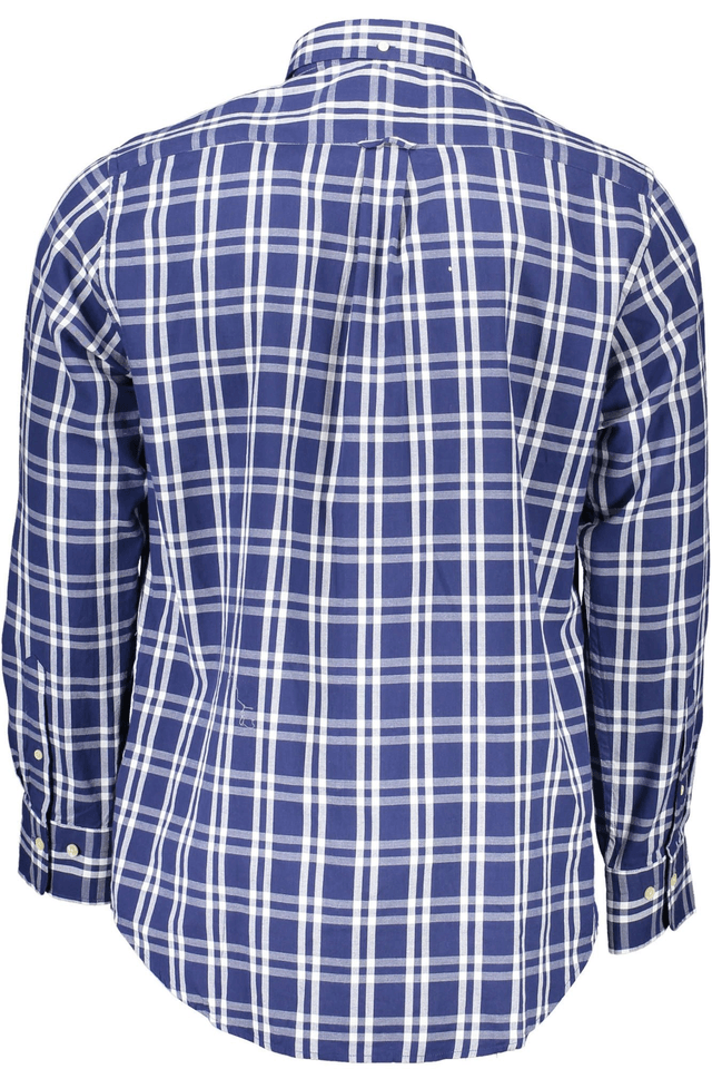 215GANT CAMICIA MANICHE LUNGHE UOMO BLU