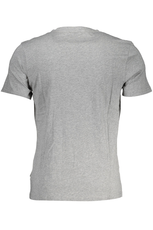 3445NAPAPIJRI T-SHIRT MANICHE CORTE UOMO GRIGIO