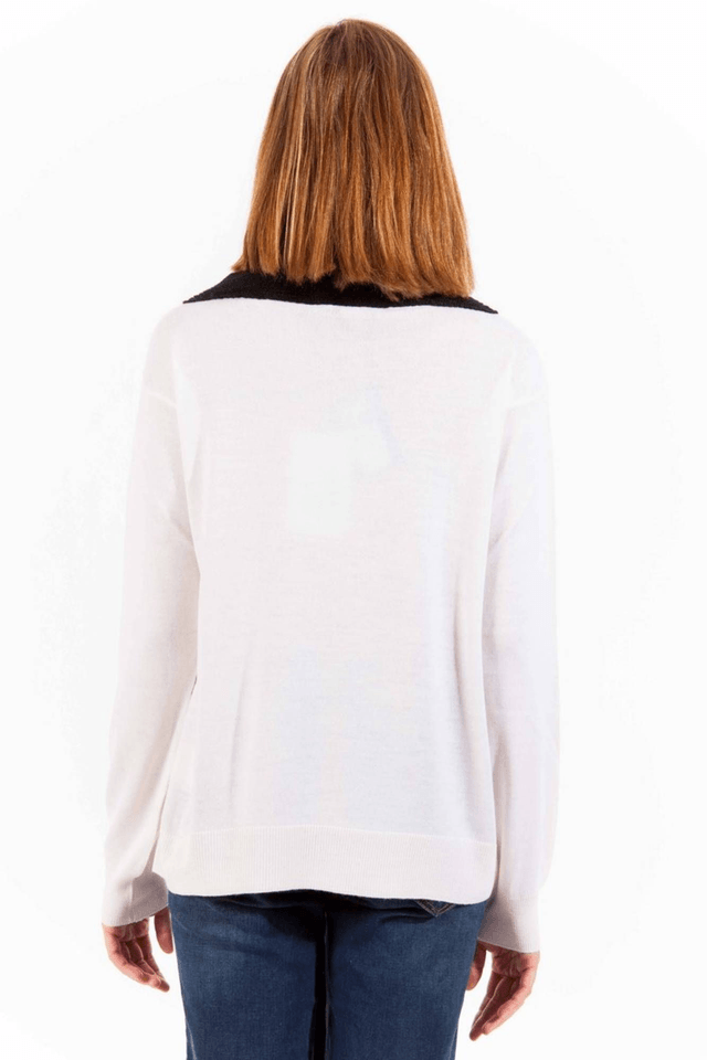 168LOVE MOSCHINO MAGLIA DONNA BIANCO
