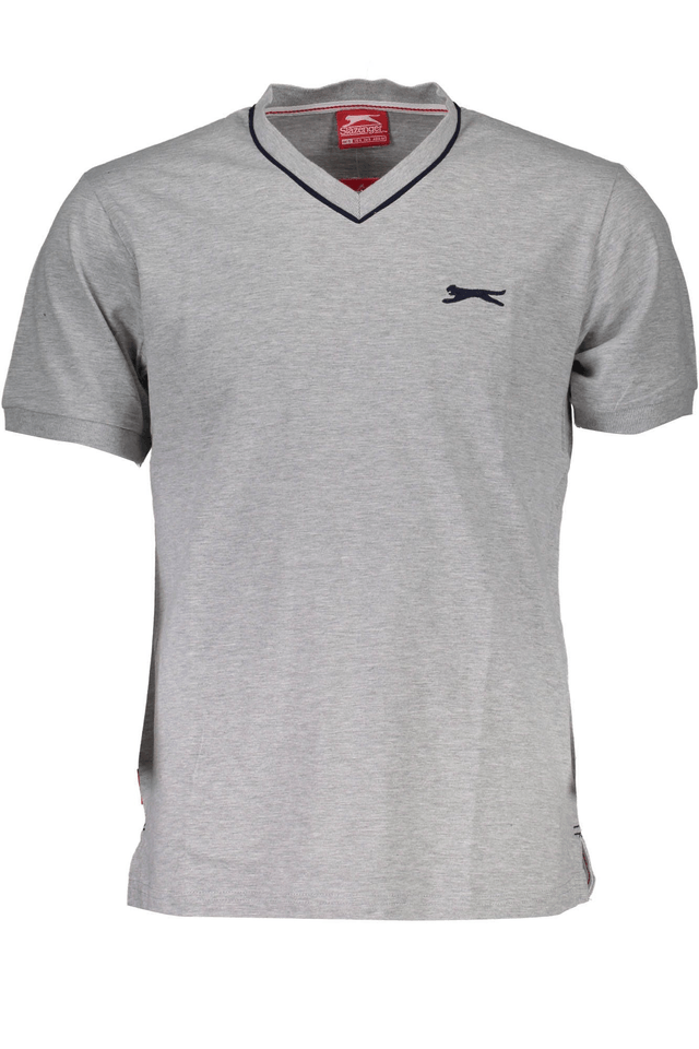 818SLAZENGER T-SHIRT MANICHE CORTE UOMO GRIGIO