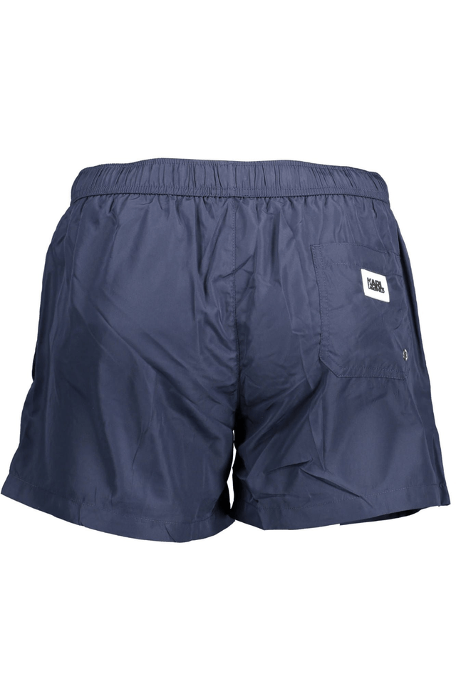 1876KARL LAGERFELD BEACHWEAR COSTUME PARTE SOTTO UOMO BLU