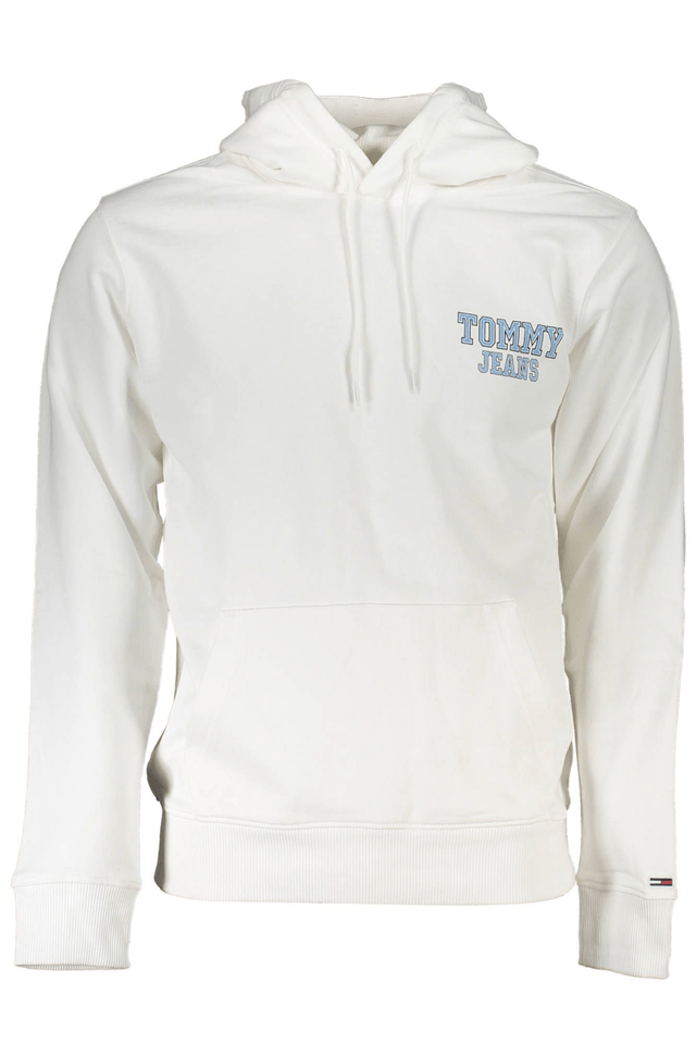 3109TOMMY HILFIGER FELPA SENZA ZIP UOMO BIANCO