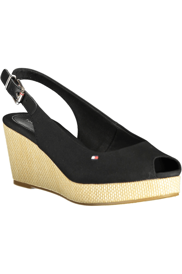 1569TOMMY HILFIGER CALZATURA SANDALO DONNA NERO