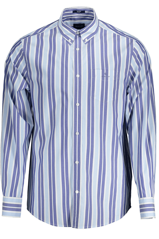 510GANT CAMICIA MANICHE LUNGHE UOMO AZZURRO