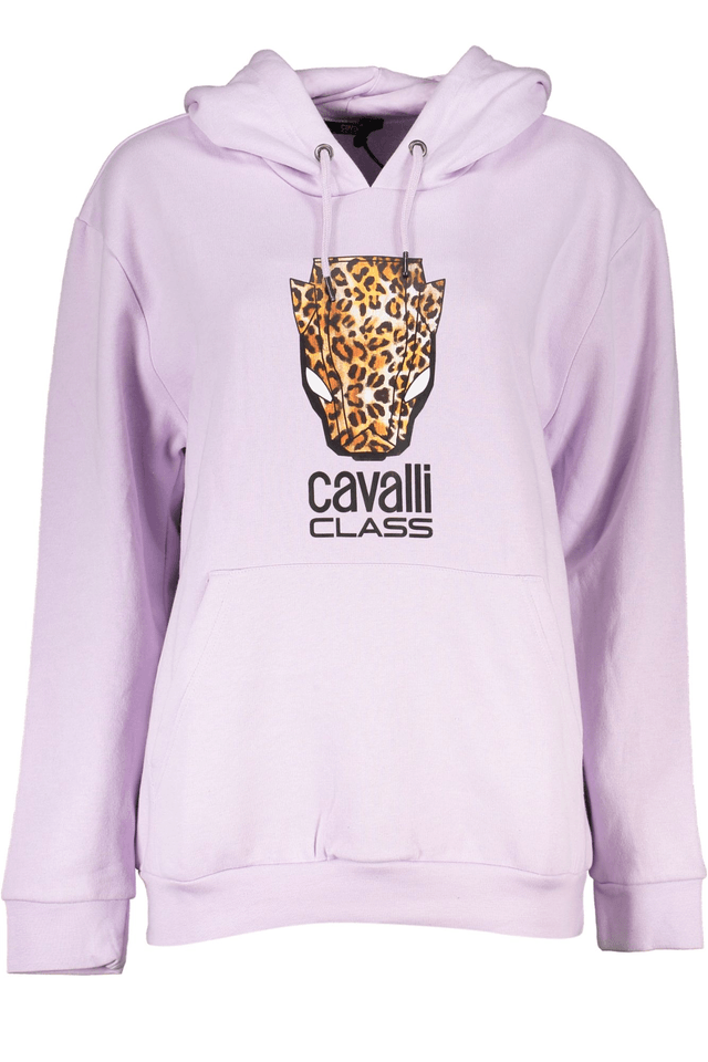 7950CAVALLI CLASS FELPA SENZA ZIP DONNA VIOLA