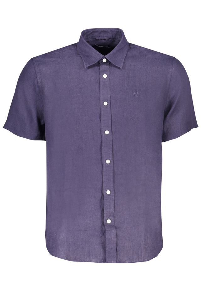 8711NORTH SAILS CAMICIA MANICHE CORTE UOMO BLU
