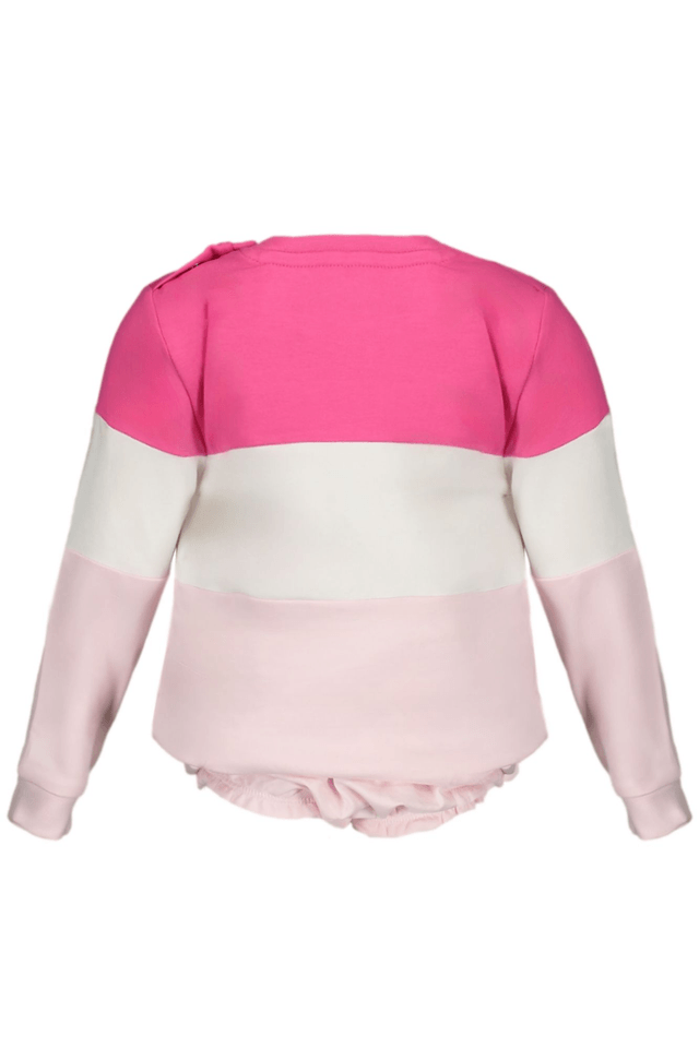 8123GUESS JEANS FELPA SENZA ZIP BAMBINA ROSA