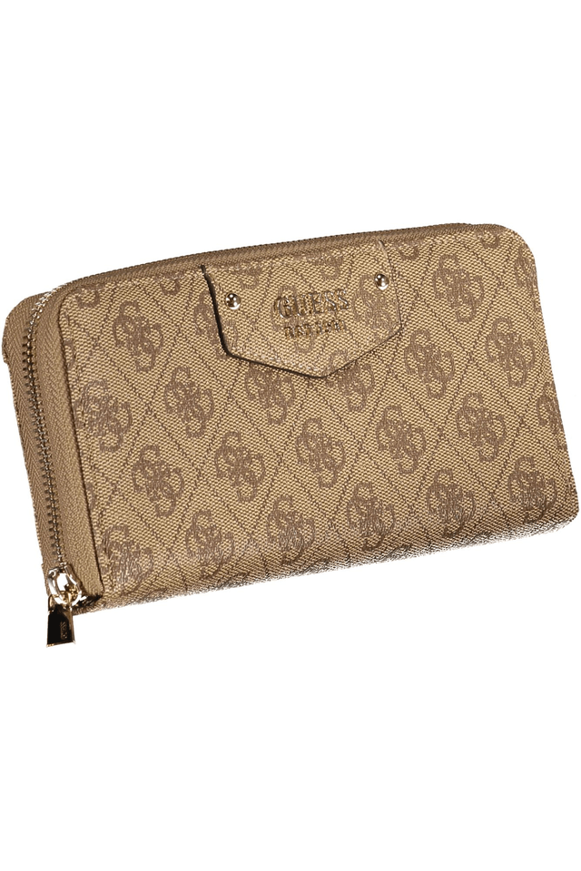 6888GUESS JEANS PORTAFOGLIO DONNA BEIGE