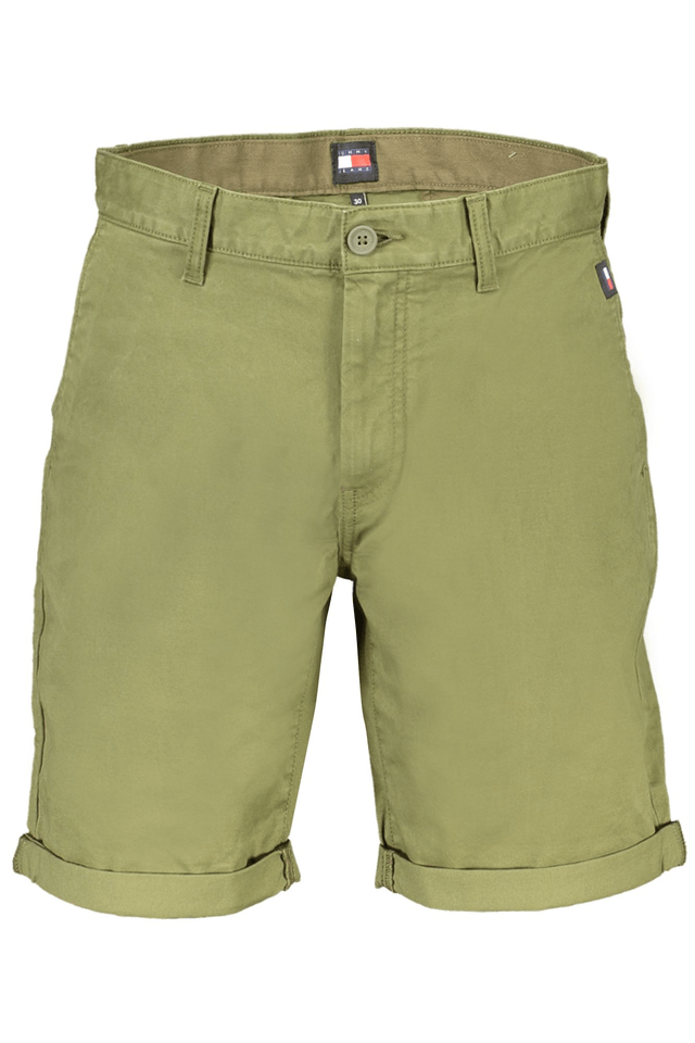 9392TOMMY HILFIGER PANTALONE SHORT UOMO VERDE