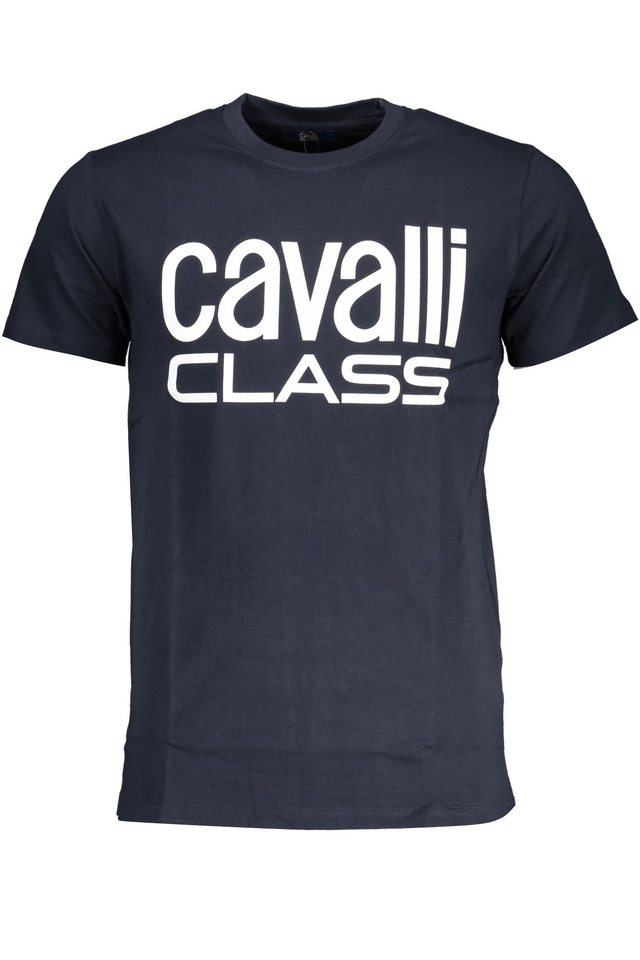 7868CAVALLI CLASS T-SHIRT MANICHE CORTE UOMO BLU