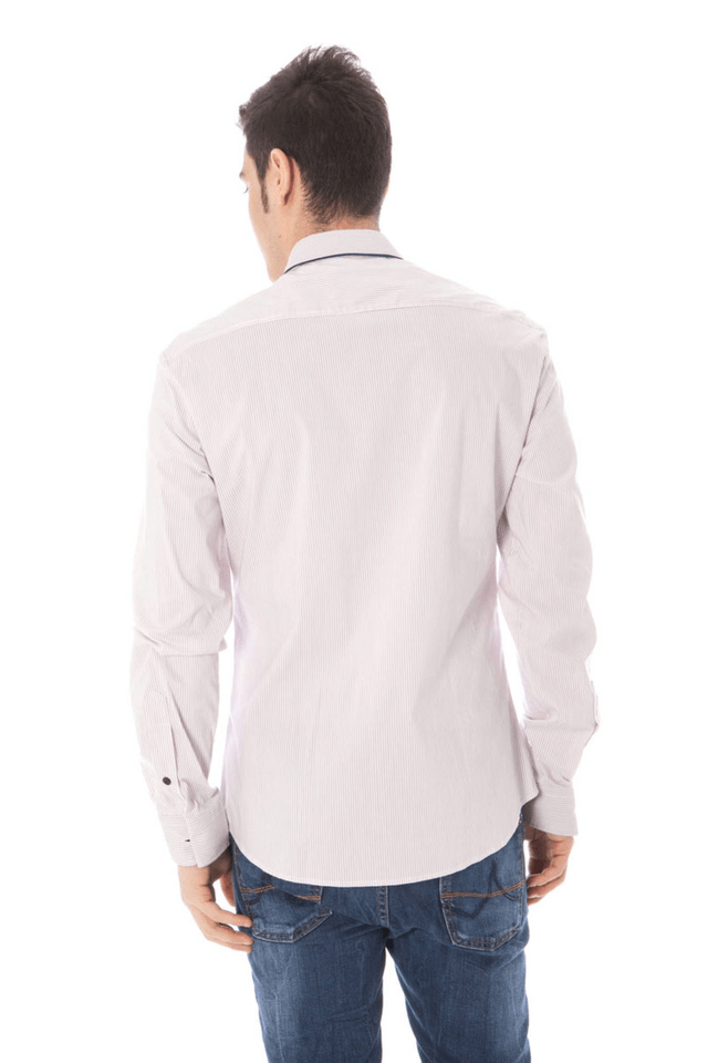 879COSTUME NATIONAL CAMICIA MANICHE LUNGHE UOMO ROSA