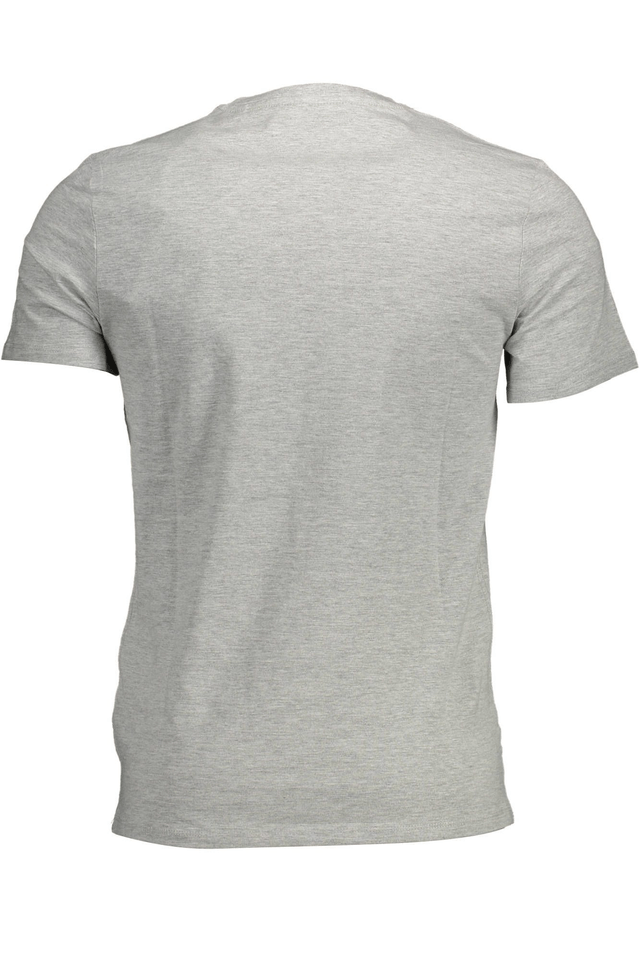 1443GUESS JEANS T-SHIRT MANICHE CORTE UOMO GRIGIO