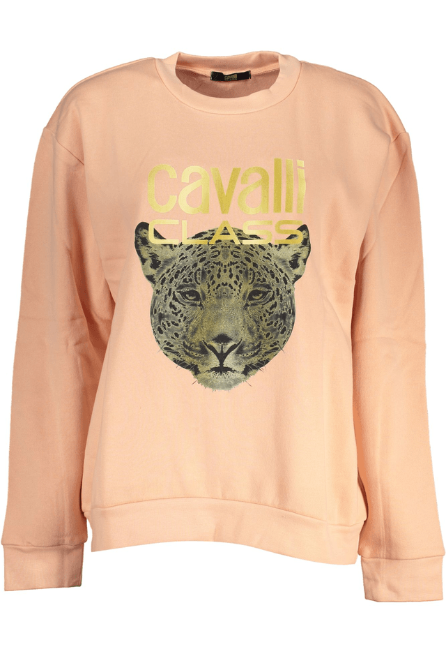7871CAVALLI CLASS FELPA SENZA ZIP DONNA ROSA
