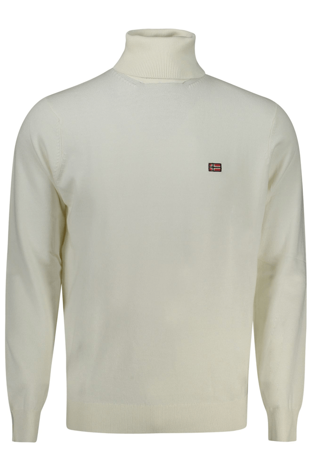 10263NORWAY 1963 MAGLIA UOMO BIANCO