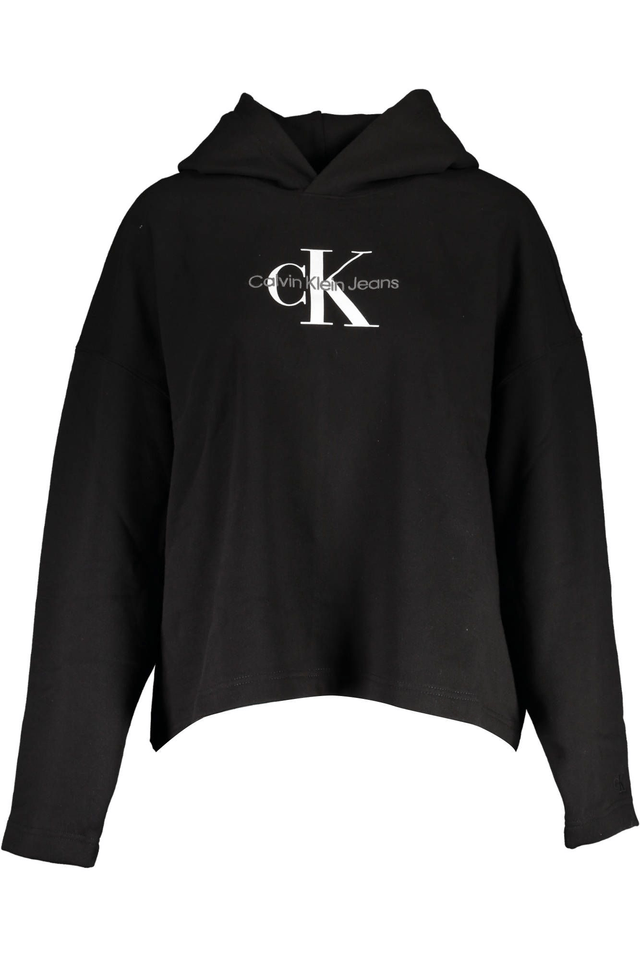 2788CALVIN KLEIN FELPA SENZA ZIP DONNA NERO