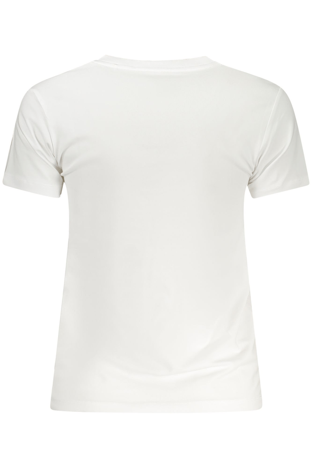 10588GUESS JEANS T-SHIRT MANICHE CORTE DONNA BIANCO