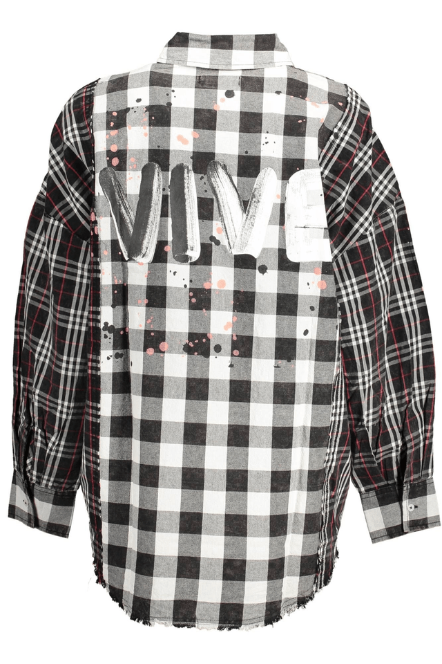 2088DESIGUAL CAMICIA MANICHE LUNGHE DONNA NERO