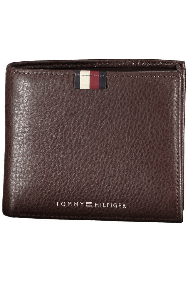 6266TOMMY HILFIGER PORTAFOGLIO UOMO MARRONE