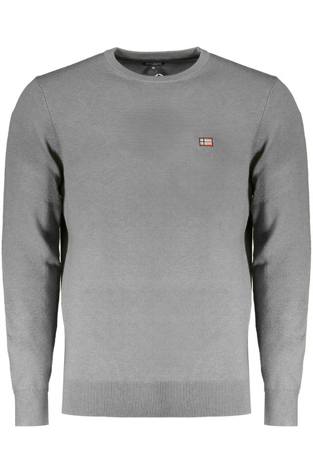 10298NORWAY 1963 MAGLIA UOMO GRIGIO