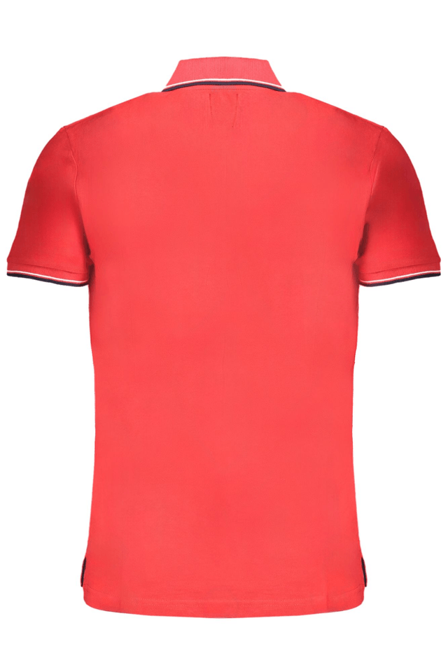 9576GIAN MARCO VENTURI POLO MANICHE CORTE UOMO ROSSO