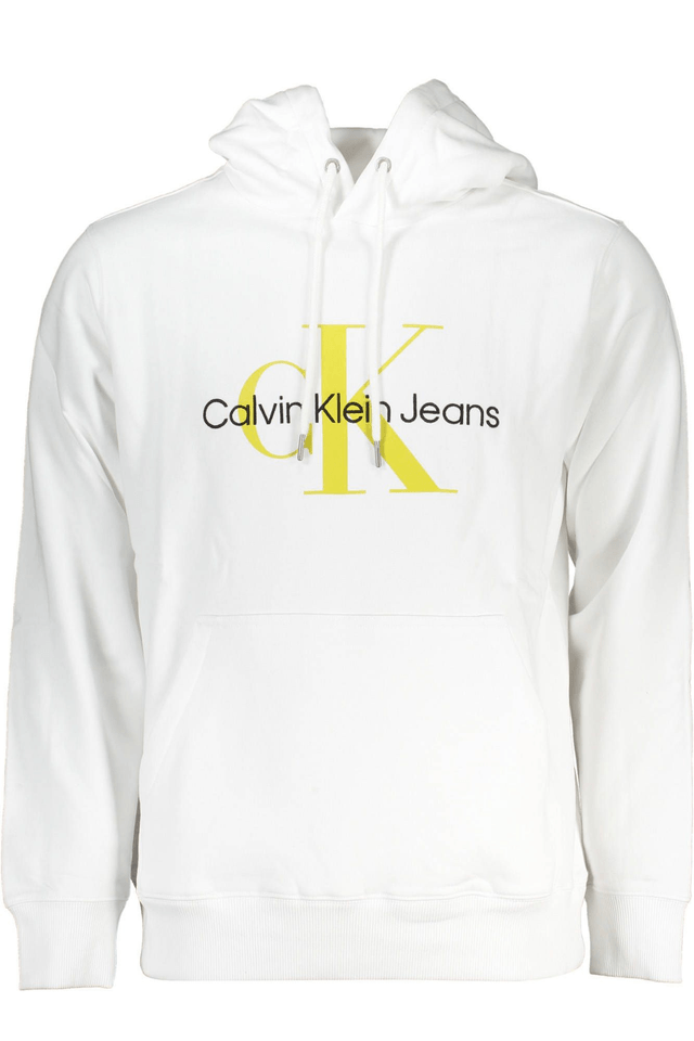 4633CALVIN KLEIN FELPA SENZA ZIP UOMO BIANCO