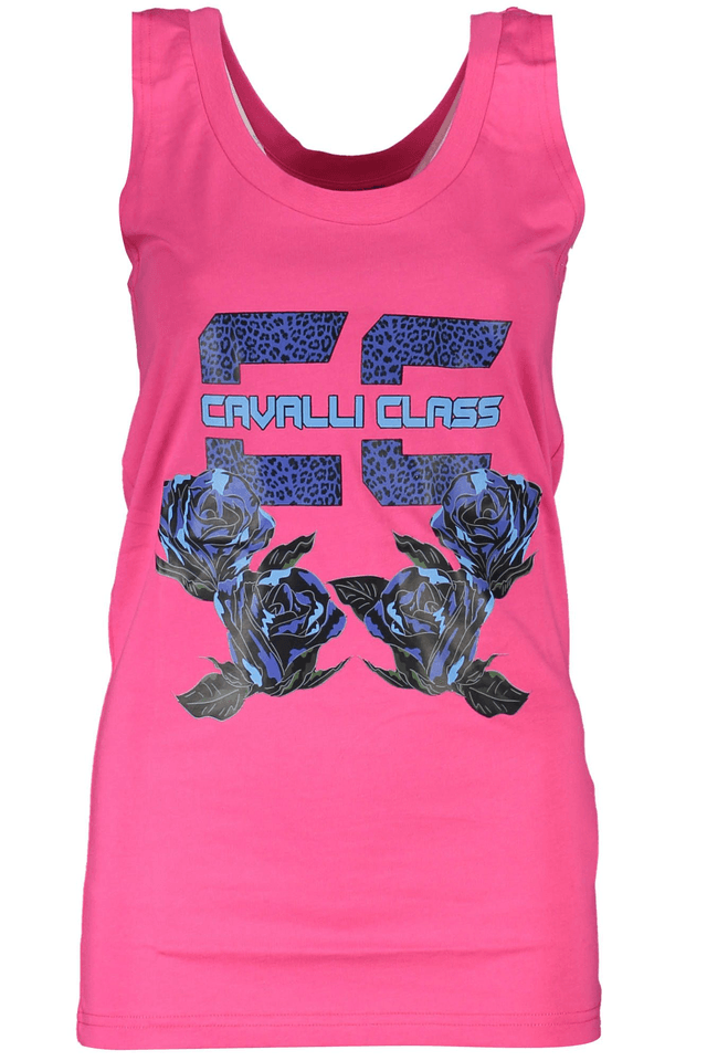 4108CAVALLI CLASS CANOTTA DONNA ROSA