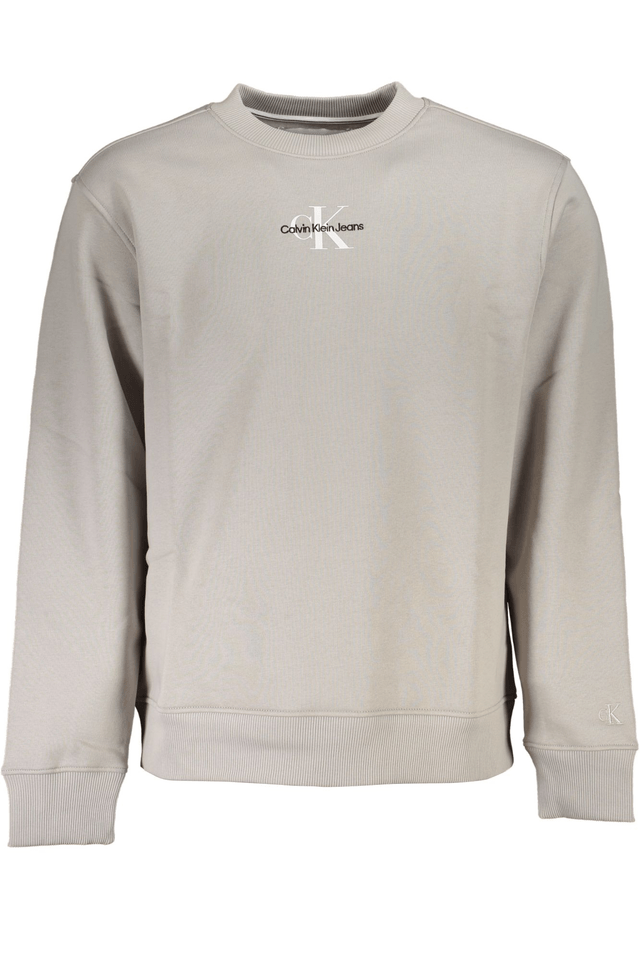 5498CALVIN KLEIN FELPA SENZA ZIP UOMO GRIGIO