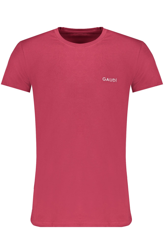 9074GAUD� T-SHIRT MANICHE CORTE UOMO ROSSO