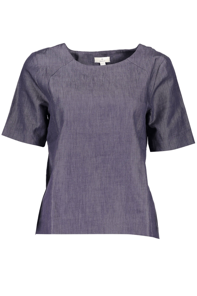 918GANT T-SHIRT MANICHE CORTE DONNA BLU