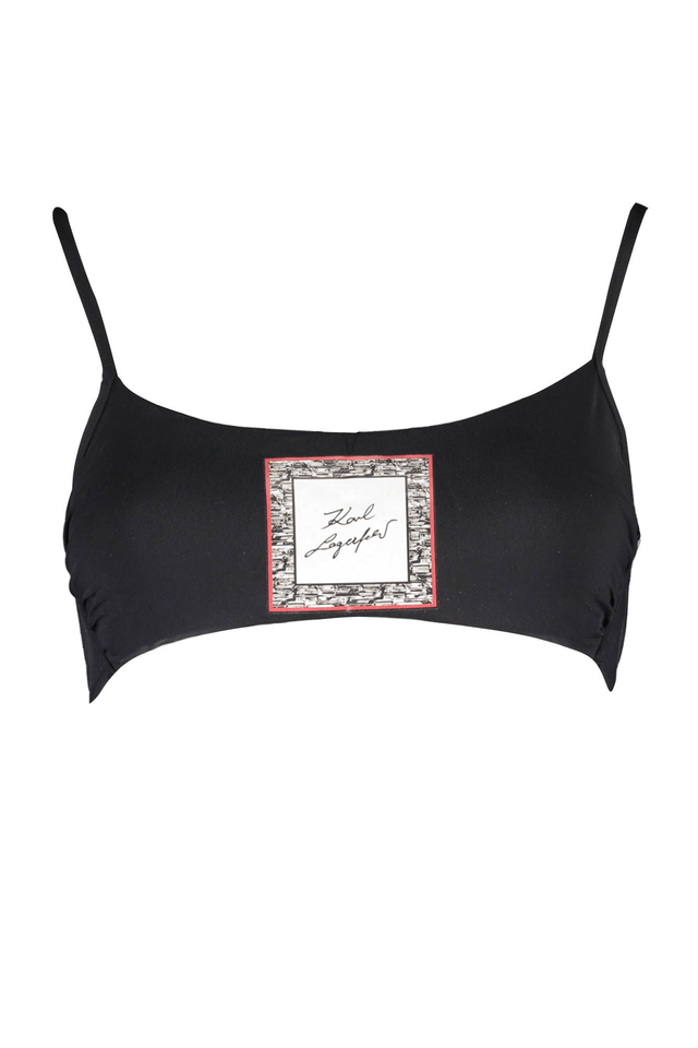 1349KARL LAGERFELD COSTUME PARTE SOPRA DONNA NERO
