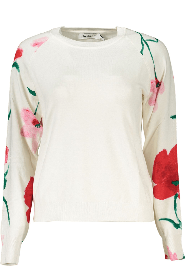 6904DESIGUAL MAGLIA DONNA BIANCO