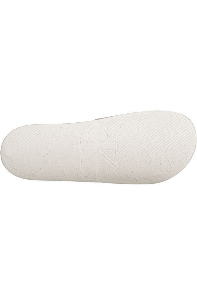 9709CALVIN KLEIN CALZATURA CIABATTA UOMO BIANCO