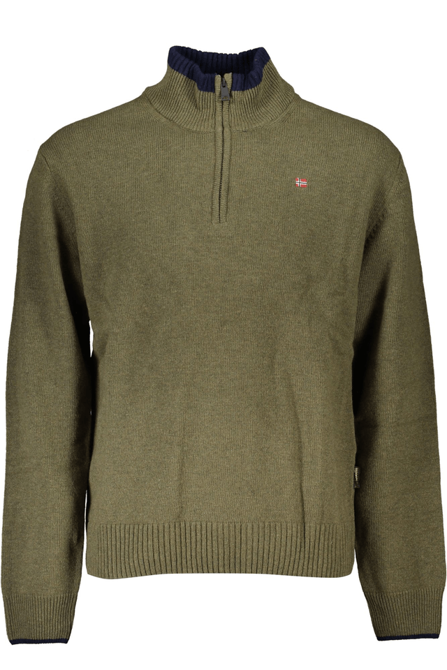 5753NAPAPIJRI MAGLIONE UOMO VERDE