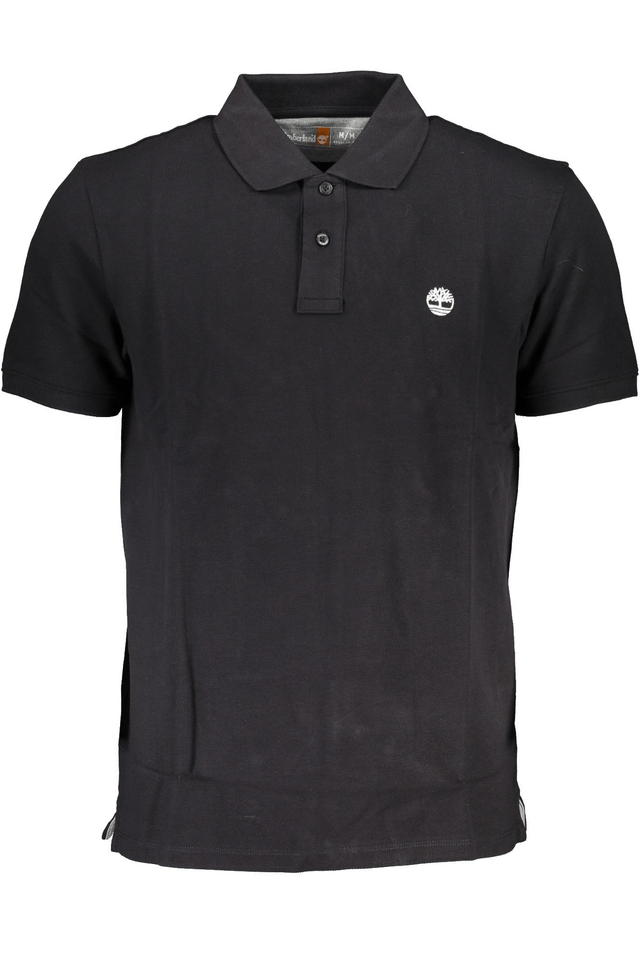 8213TIMBERLAND POLO MANICHE CORTE UOMO NERO