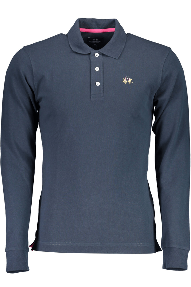 1951LA MARTINA POLO MANICHE LUNGHE UOMO BLU