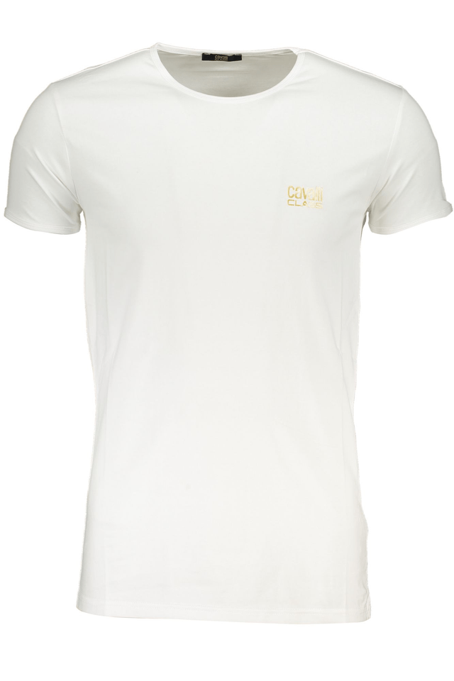 6695CAVALLI CLASS T-SHIRT MANICHE CORTE UOMO BIANCO