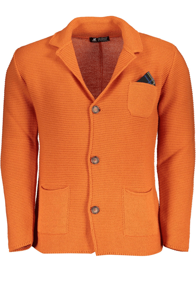 5990U.S. GRAND POLO CARDIGAN UOMO ARANCIO