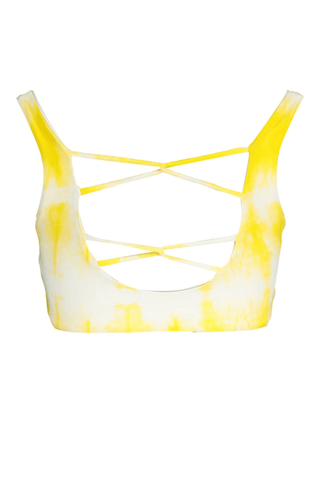 2925KARL LAGERFELD BEACHWEAR COSTUME PARTE SOPRA DONNA GIALLO