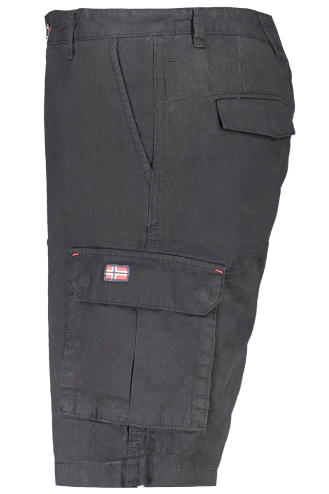9532NORWAY 1963 PANTALONE BERMUDA UOMO NERO