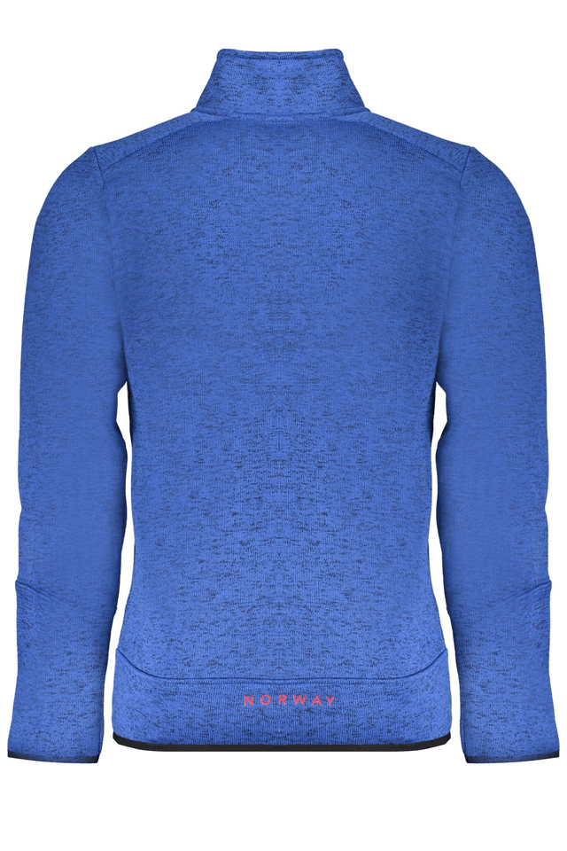 10114NORWAY 1963 FELPA CON ZIP UOMO BLU