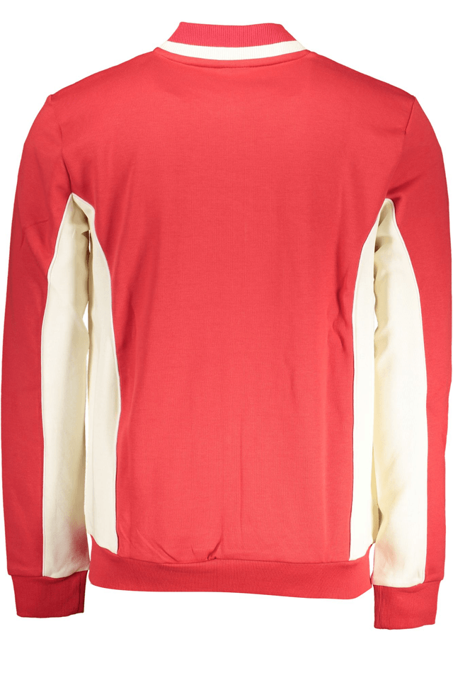 7927FILA FELPA CON ZIP UOMO ROSSO