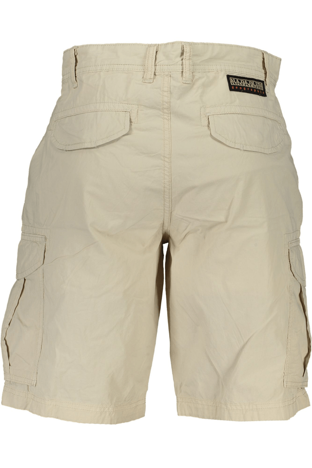 8320NAPAPIJRI PANTALONE BERMUDA UOMO BEIGE