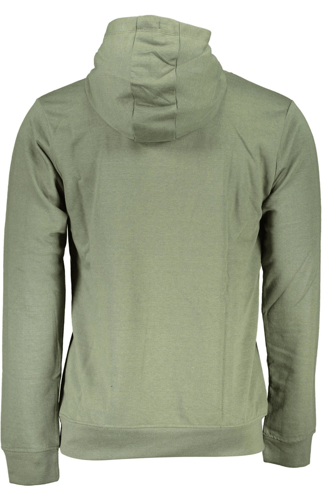 4012GIAN MARCO VENTURI FELPA SENZA ZIP UOMO VERDE