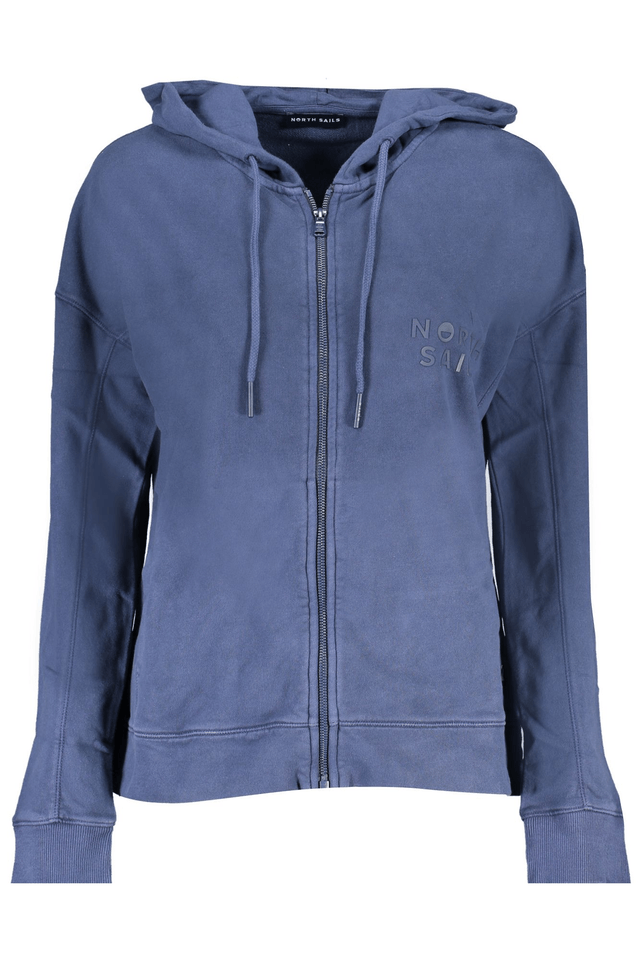 8745NORTH SAILS FELPA CON ZIP DONNA BLU