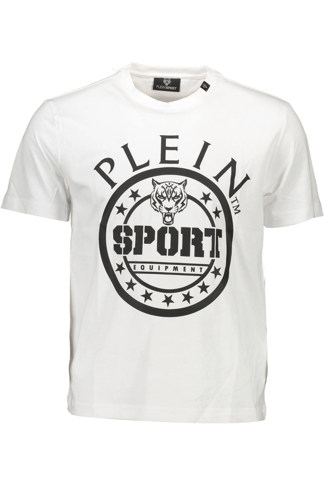 1237PLEIN SPORT T-SHIRT MANICHE CORTE UOMO BIANCO